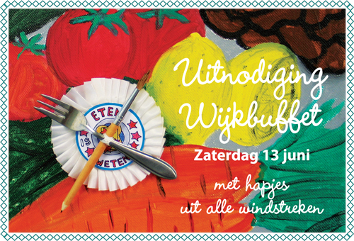 uinodiging wijkbuffet Dordrecht Sterrenburg 13 juni